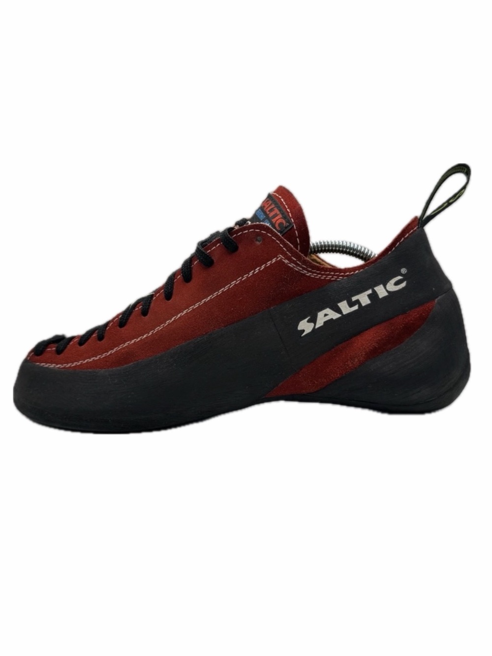 Saltic Bouldering Shoes / Climbing Shoes Red/Black Size 39 CLEANED.